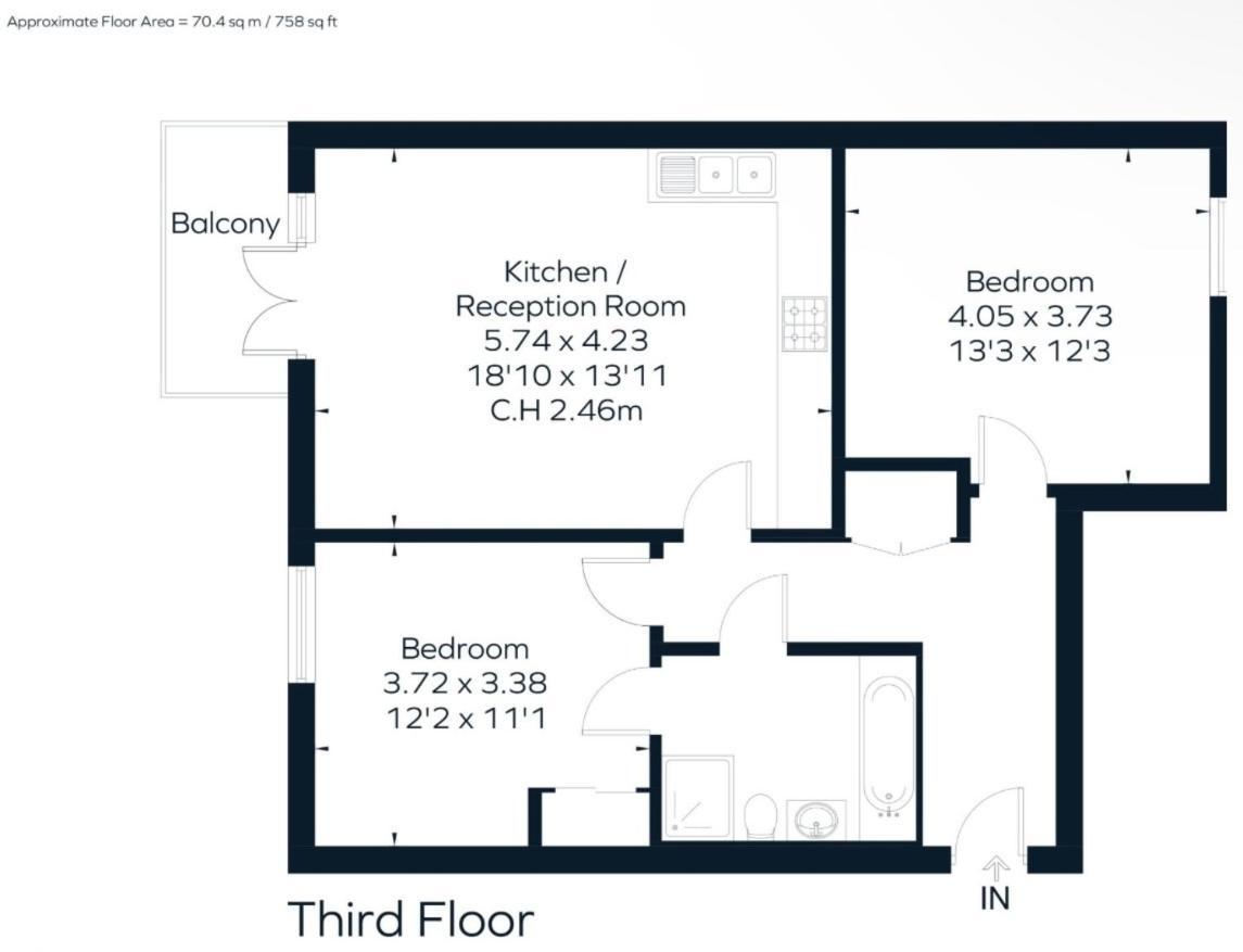 Auracasa 2 Bed O2 Canning Апартаменты